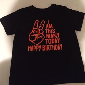 Black tshirt size 2T