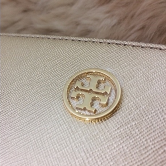 Tory Burch Gold Mini Robinson Double-Zip Satchel - Picture 8 of 8