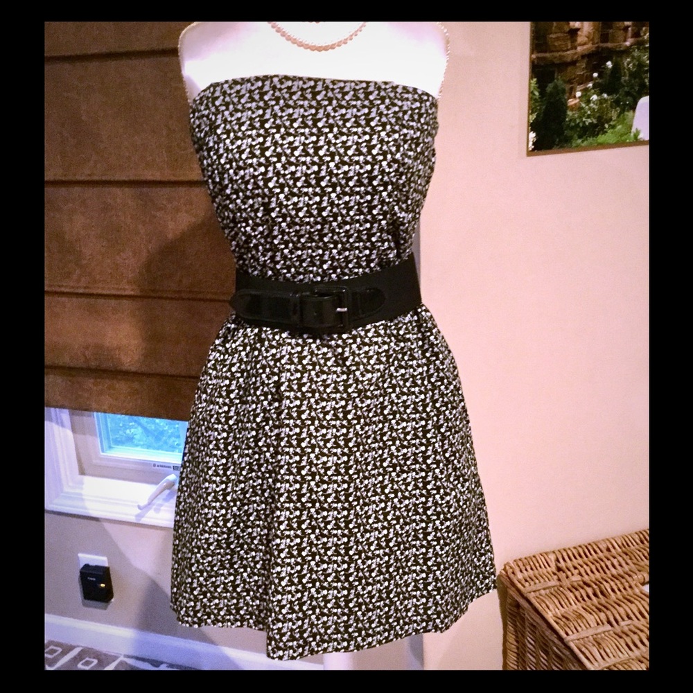 Mudd strapless mini dress.