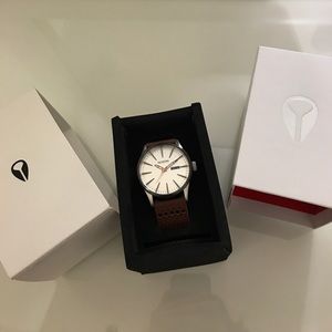 NWT Nixon Real Leather Watch