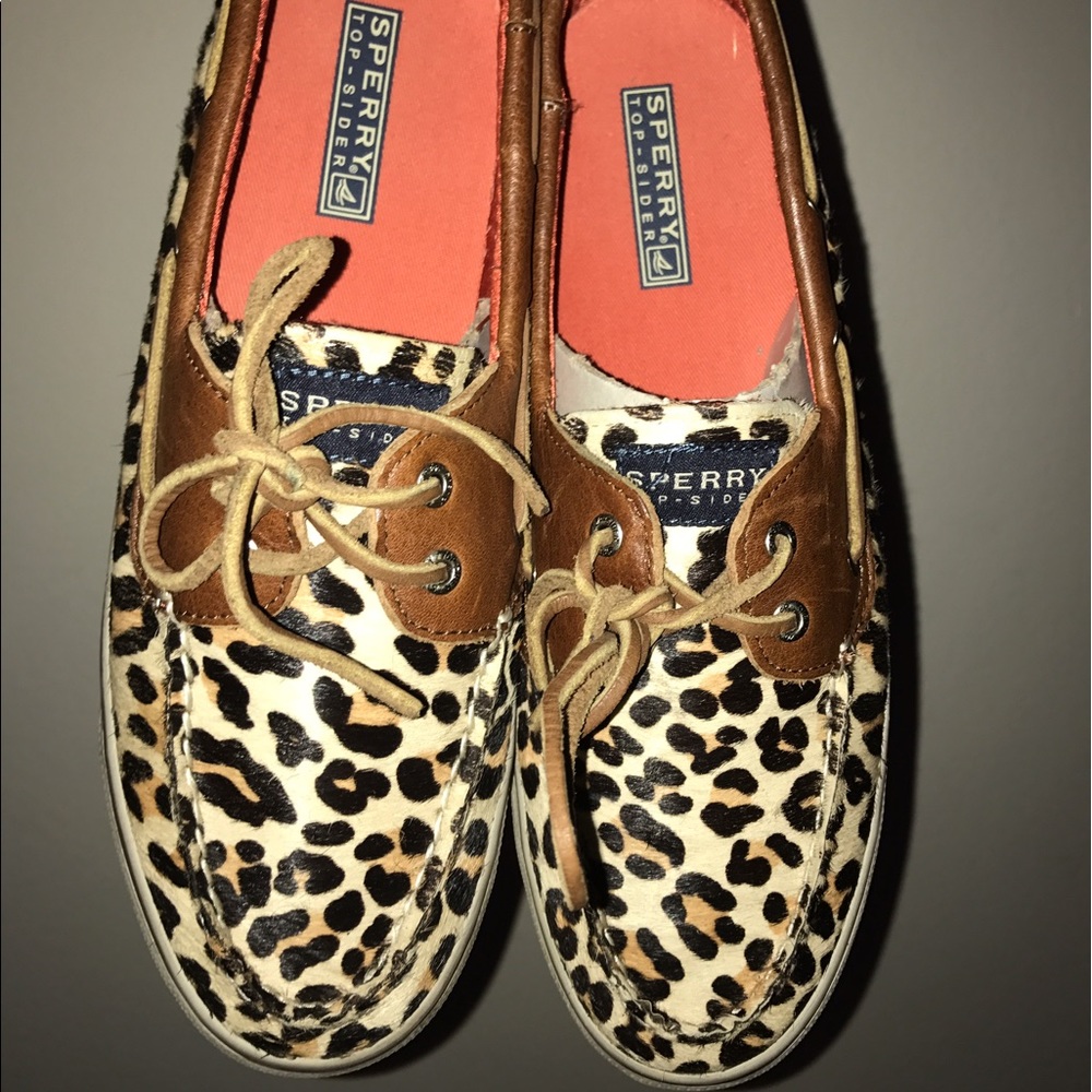 Leopard Print Top-Sider Sperry