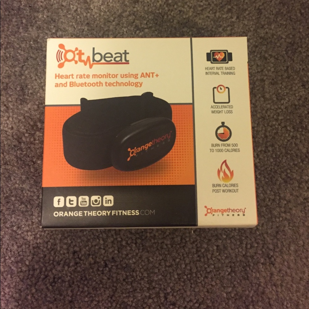Orange Theory Fitness Heart Rate Monitor