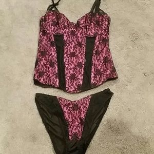 Victoria ' Secret corset and panty set