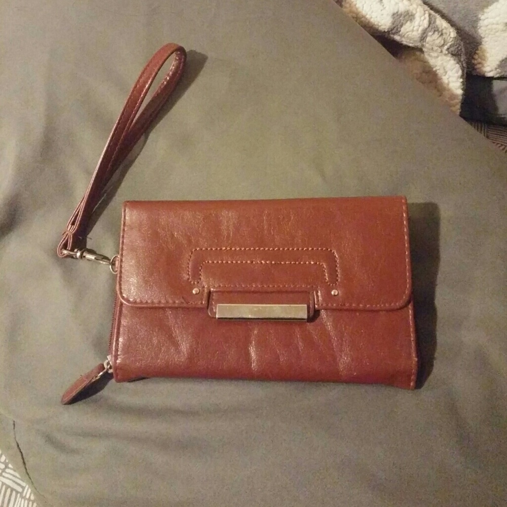 Brown Wrist Wallet