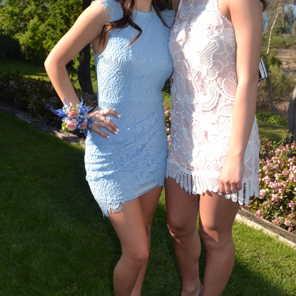 Blue Xenia Boutique Fitted DresDONATING AFTER 5/10