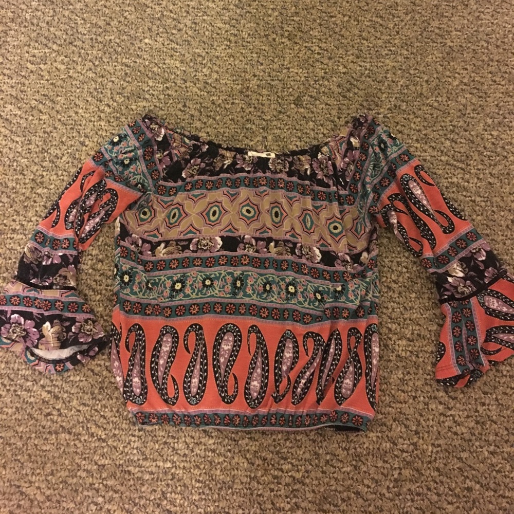 La hearts boho crop top - Picture 2 of 4