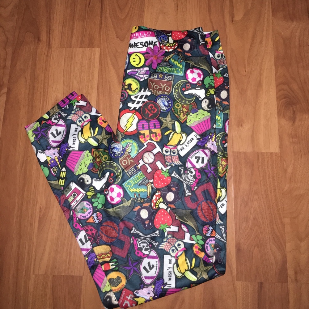 Funky fun pattern leggings