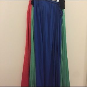 BUNDLE: Colorful silk maxi skirts!!