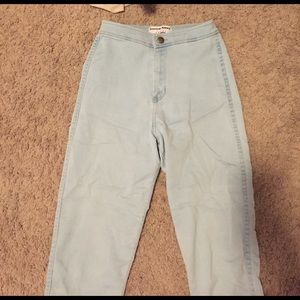 Light blue , high waisted American apparel jeans