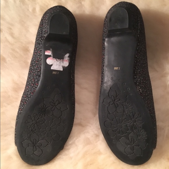 🌹Floral Peep-toe Ballet Flats🌹 - Picture 2 of 3