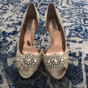 Badgley Mischka Bridal Heels - Only Worn Once!