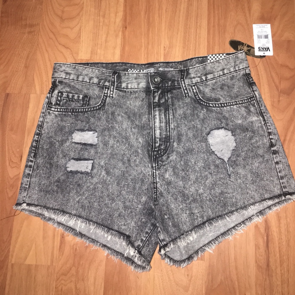 High wasted jean shorts