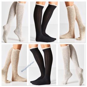 3 Urban Outfitters Out From Under Knee High Stocks