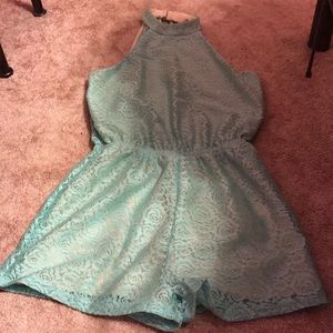 Teal Romper