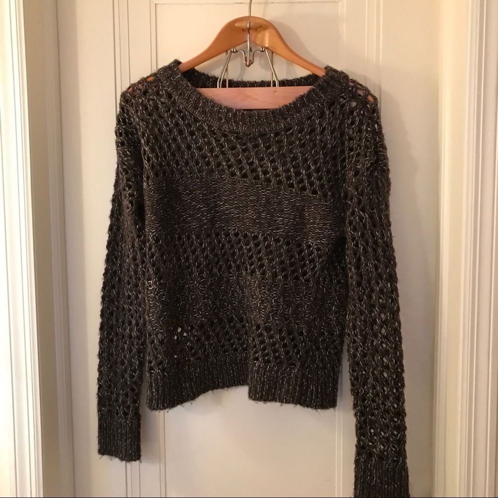 RD Brown loosely knit sweater
