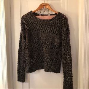 RD Brown loosely knit sweater