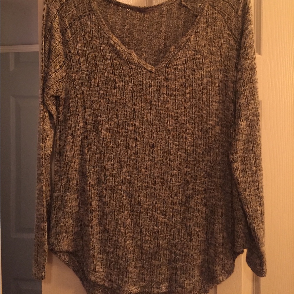 Oversized knit sweater