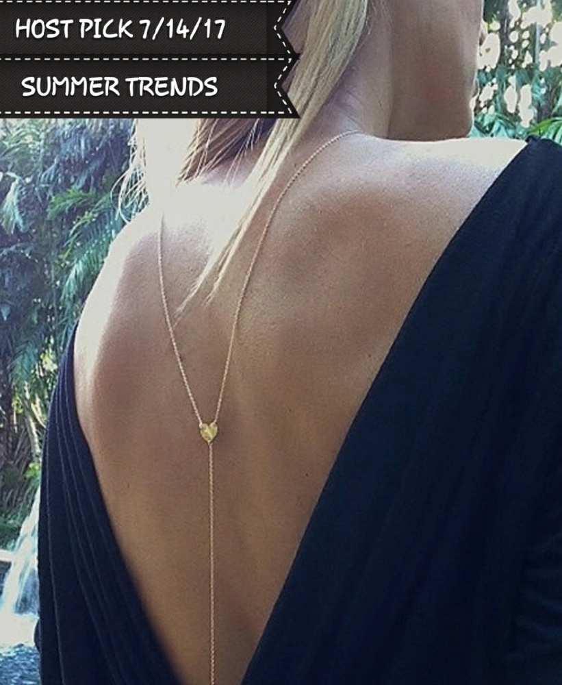 Sexy Gold/Silver Bar Tassel Pendant Necklace