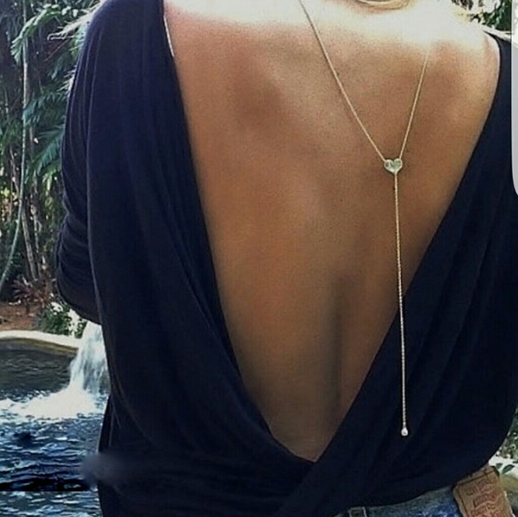 Sexy Gold/Silver Bar Tassel Pendant Necklace - Picture 2 of 10