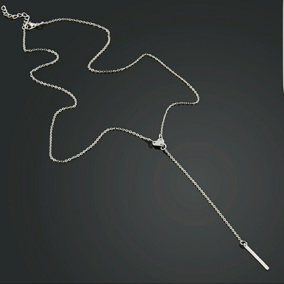 Sexy Gold/Silver Bar Tassel Pendant Necklace - Picture 6 of 10