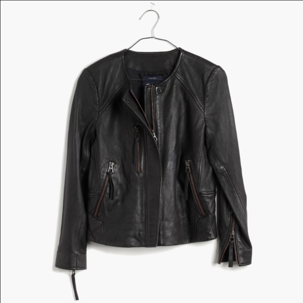 Madewell Metropolis Leather Jacket