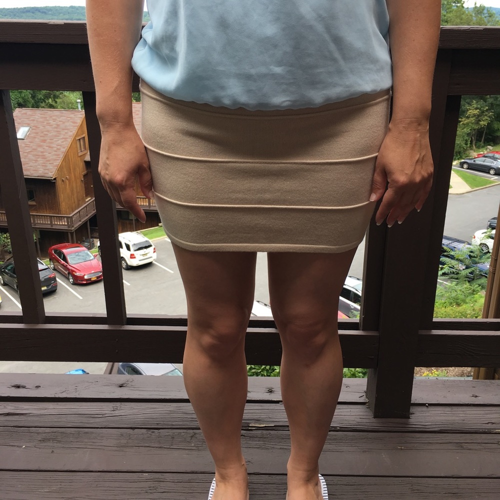 Love Culture Beige Miniskirt - Picture 2 of 8