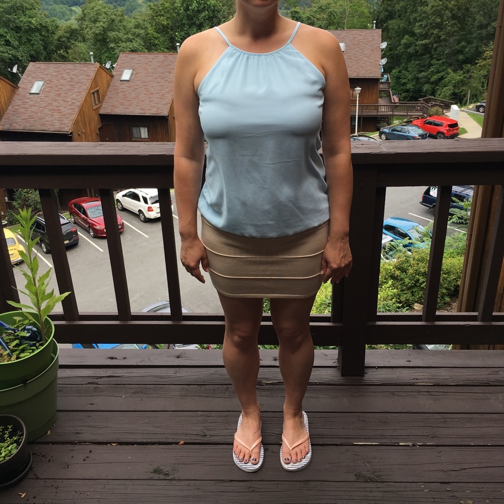 Love Culture Beige Miniskirt - Picture 3 of 8