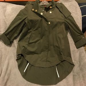 Ciao Milano Anorak Rain Jacket w/ Detachable Hood