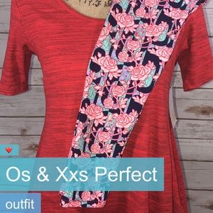 os leggings and xs skirt