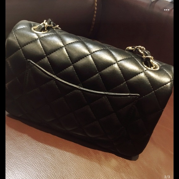 CHANEL | Bags | Chanel Mini Cf Black And Gold | Poshmark