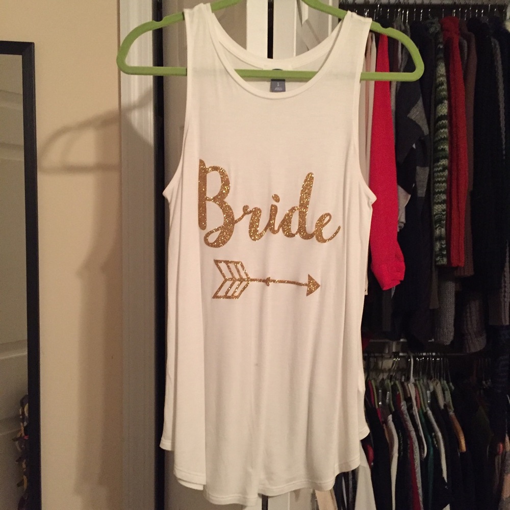 Bride tank top