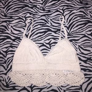 American eagle crochet bralette