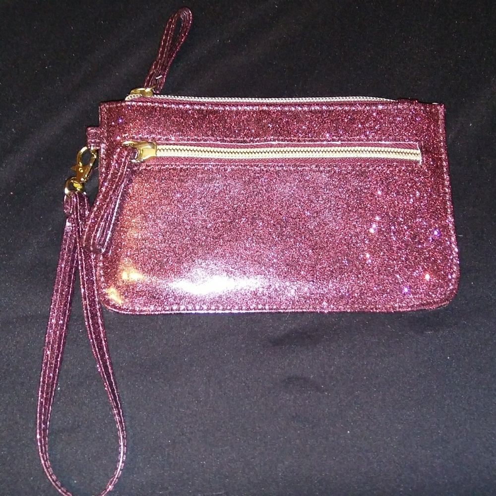 Apt. 9 Glitter Pink wristlet