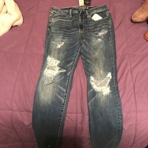 AE high rise jeggings super stretch