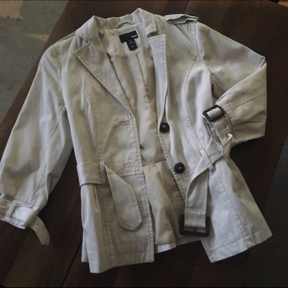 Belted short trench coat !!Lowest Price!!