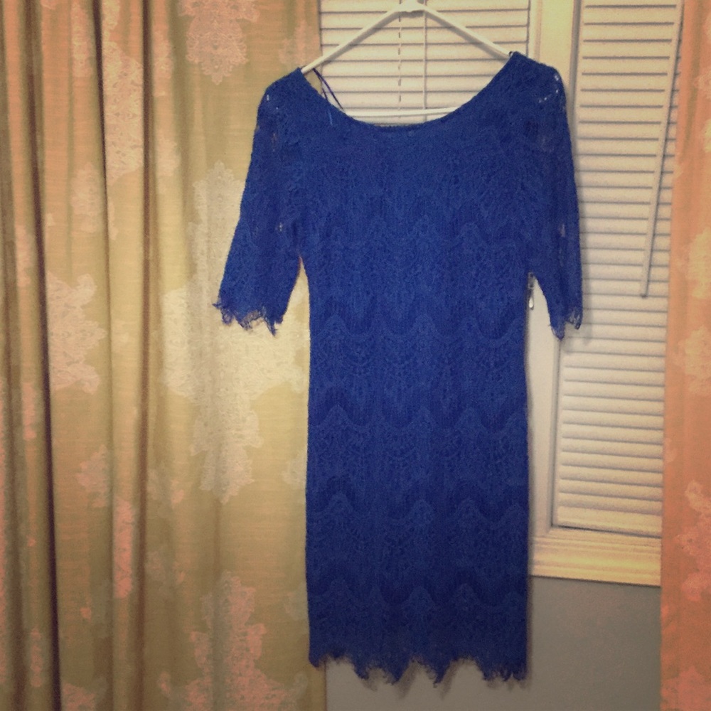 Blue Lace Dress