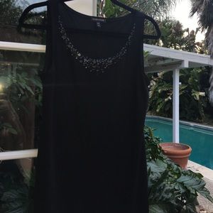 🎀Eileen Fisher Jet Black 100% silk sleeveless top