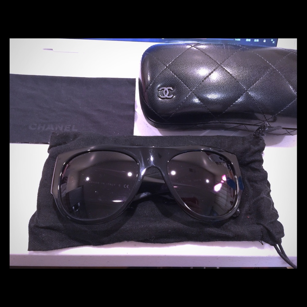 Chanel sunglasses bow ribbon