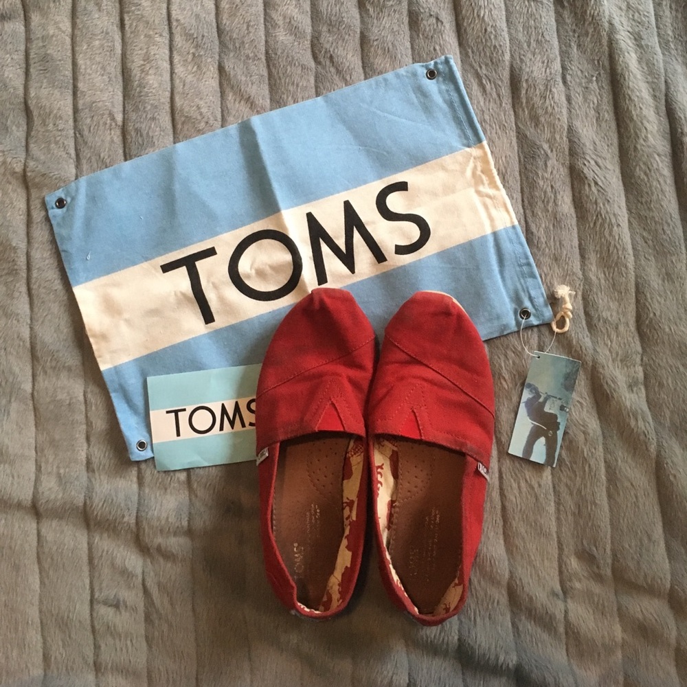 Red Toms Shoes