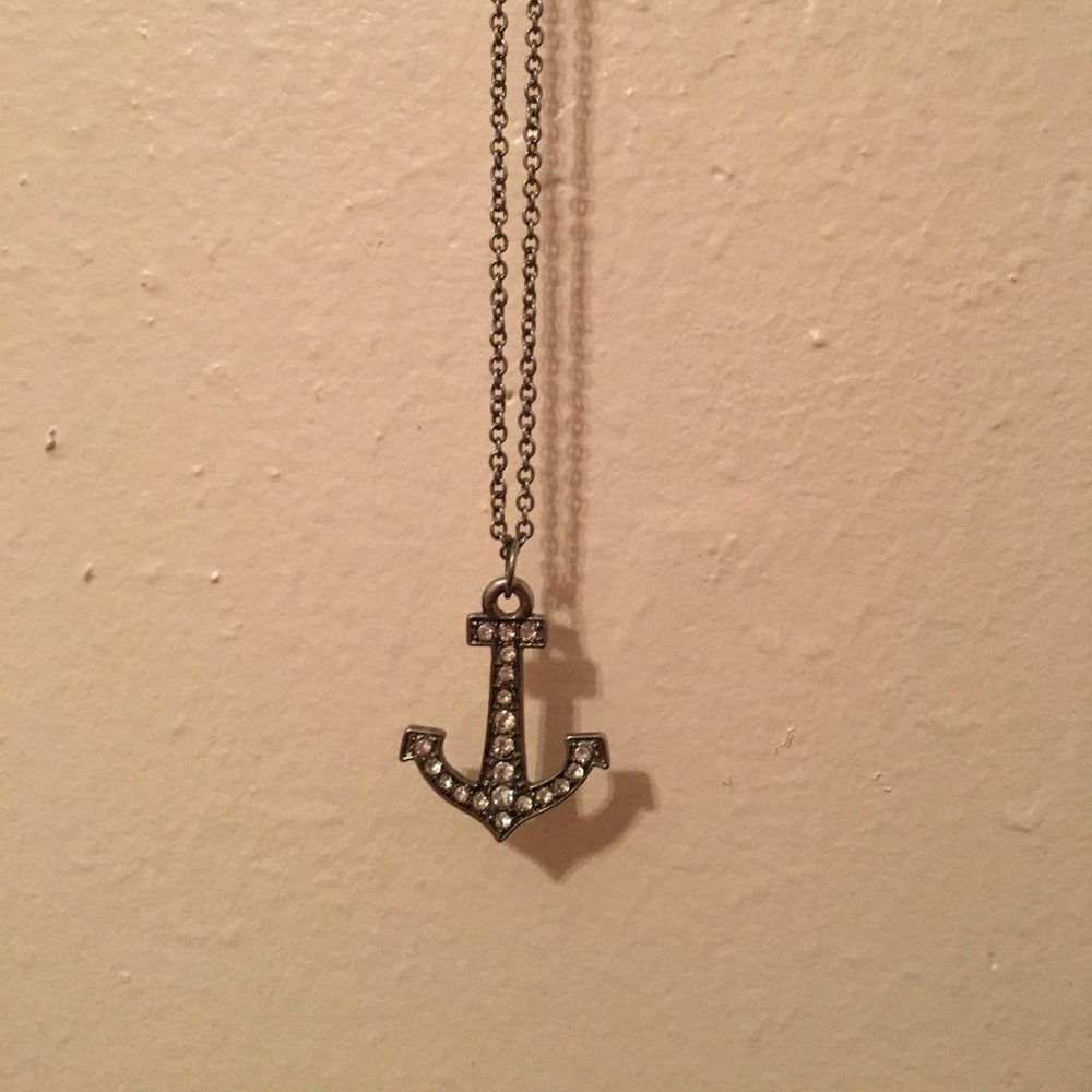 Long Anchor Necklace