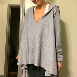 PST Oversized Hooded Sweatshirt Poncho