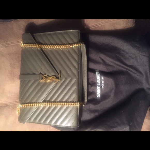 SAINT LAURENT Le 5 à 7 mini patent-leather shoulder bag  Ysl bag