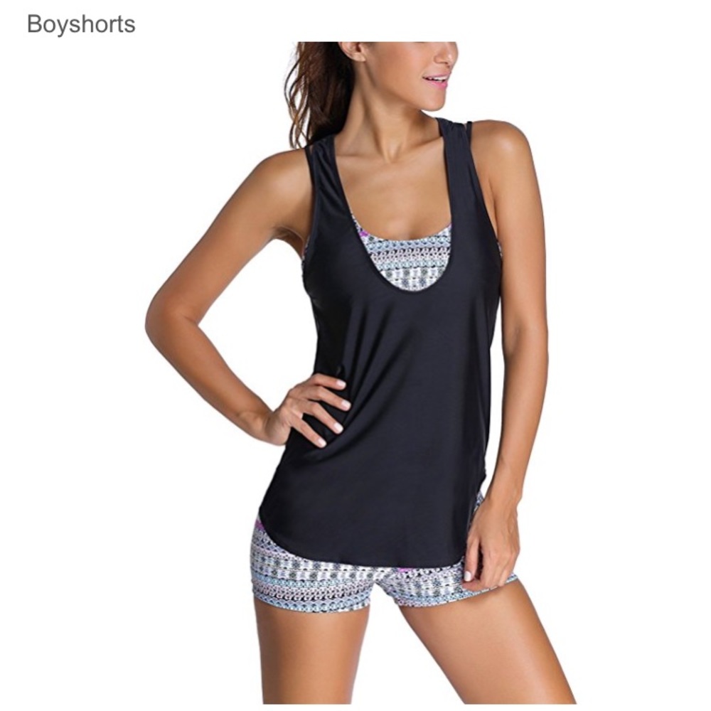 3 piece Aztec swimsuit excellent condition