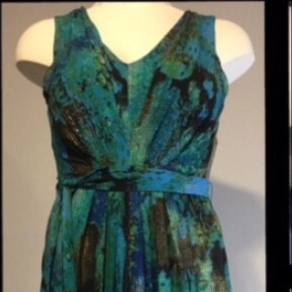 NWT jones of New York maxi dress beautiful colors