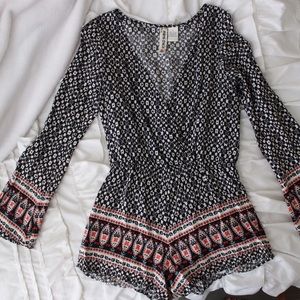 Patterned Romper