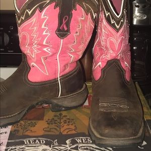 Durango Breast cancer cowboy boots