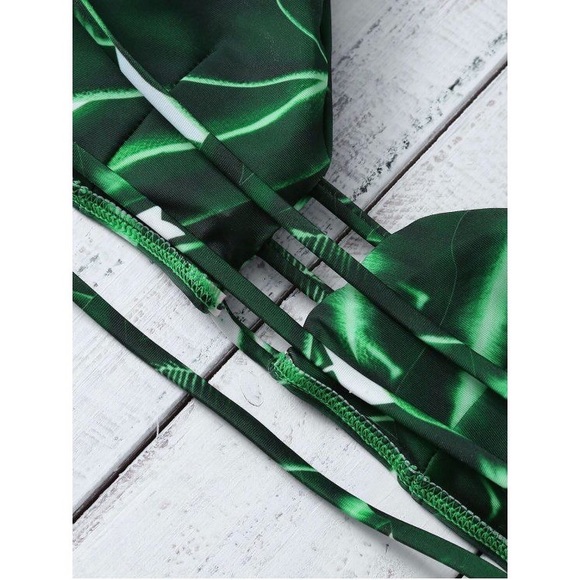 hp • the strappy back halter bikini - Picture 4 of 8