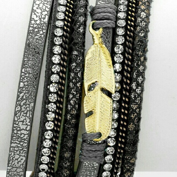 Feather multi tier bracelet - Picture 2 of 3