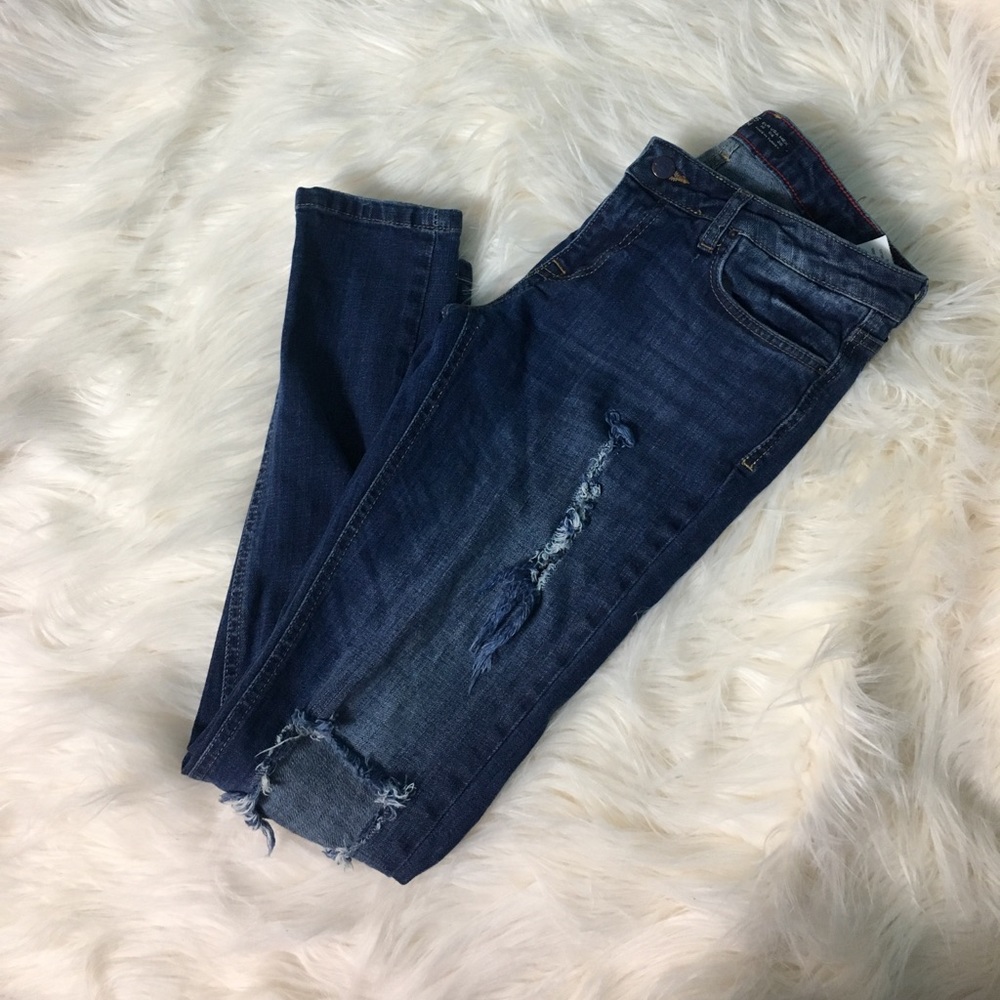 Size 4 Distressed Zara Jeans