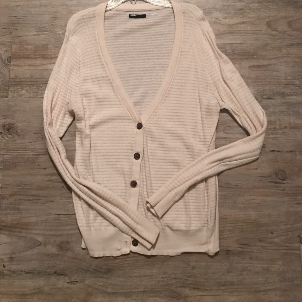 Cream colored cardigan